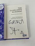 Sam Heughan Graham McTavish Signed Clanlands Almanac Book Outlander Beckett COA
