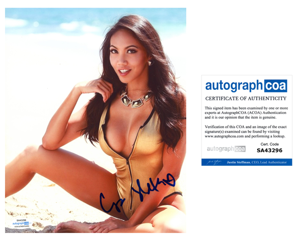 Caya Hefner Signed Autographed 8x10 Photo Sexy Model Playboy ACOA COA
