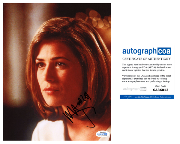Maura Tierney Signed Autographed 8x10 Photo ER Liar Liar The Affair Actress ACOA