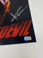 Charlie Cox Signed Autographed 11x14 Photo Daredevil Beckett BAS COA
