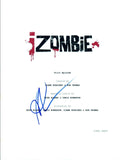 Rose McIver Signed Autographed iZOMBIE Pilot Episode Script COA