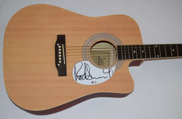 Rod Stewart Signed Autographed Acoustic Guitar Beckett BAS COA