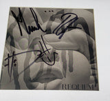Korn Signed Autographed Requiem Framed CD Display Band Jonathan Davis +3 COA