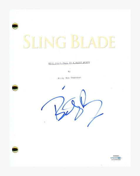 Billy Bob Thornton Signed Autographed Sling Blade Movie Script ACOA COA