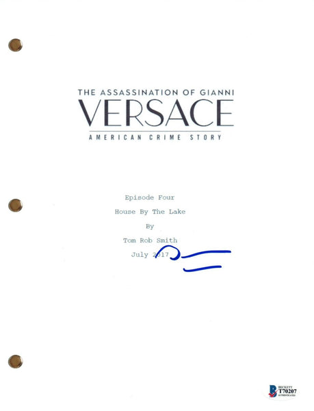 Darren Criss Signed Autograph Versace American Crime Story Pilot Script BAS COA