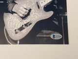 James Burton Elvis Signed 11x14 Photo Elvis Presley TCB Guitarist Beckett COA