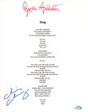 Chris Chaney Signed Autograph Jane's Addiction Stop 8.5x11 Lyric Sheet ACOA COA