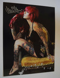 Moni Marino Signed Autographed 11x14 Photo Tattoo Artist Hot Sexy COA VD