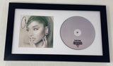 Ariana Grande Signed Autographed Positions Framed Matted CD Display ACOA COA