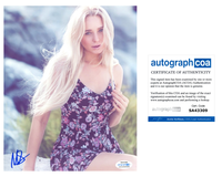 Masha Summers Signed Autographed 8x10 Photo Sexy Model ACOA COA