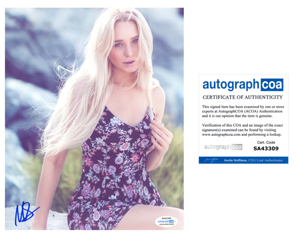 Masha Summers Signed Autographed 8x10 Photo Sexy Model ACOA COA