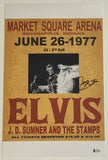 James Burton Signed 11x17 Poster Photo Elvis Presley Guitarist Beckett BAS COA