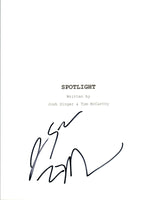 Josh Singer & Tom McCarthy Signed Autographed SPOTLIGHT Full Movie Script COA