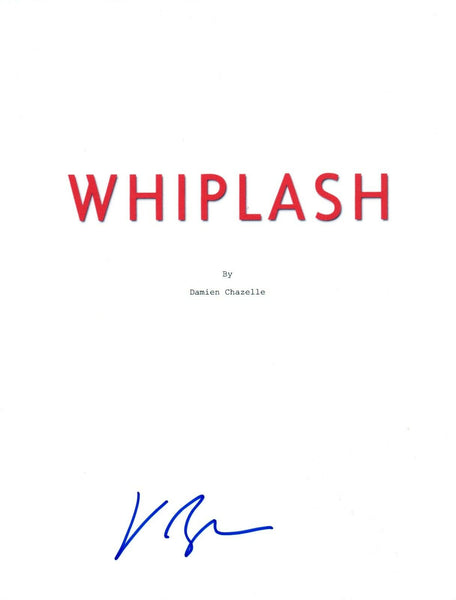 Jason Blum Signed Autographed Whiplash Movie Script Film Producer COA