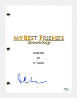 Dermot Mulroney Signed My Best Friend's Wedding Movie Script Screenplay ACOA COA