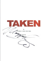 Maggie Grace Signed Autographed TAKEN Full Movie Script COA VD