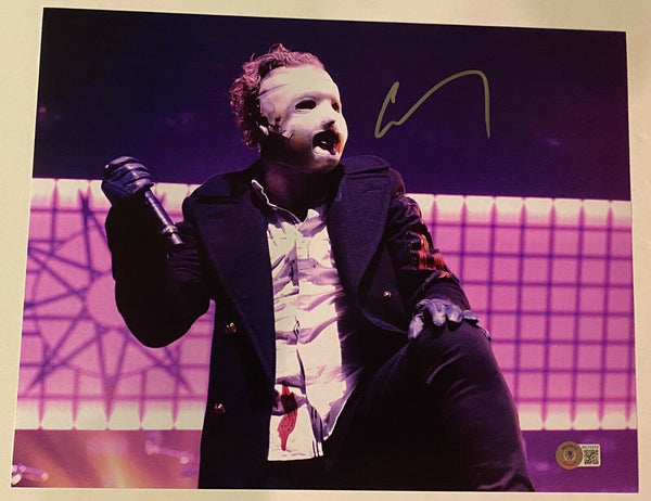 Corey Taylor Signed Autograph 11x14 Photo Slipknot Stone Sour Proof Beckett COA