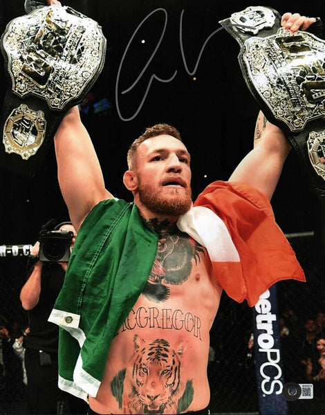 Conor McGregor Signed Autographed 11x14 Photo UFC MMA The Notorious Beckett COA
