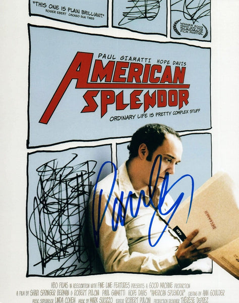 Paul Giamatti Signed Autographed 8x10 Photo American Splendor COA VD