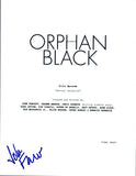John Fawcett Signed Autographed ORPHAN BLACK Pilot Episode Script COA VD