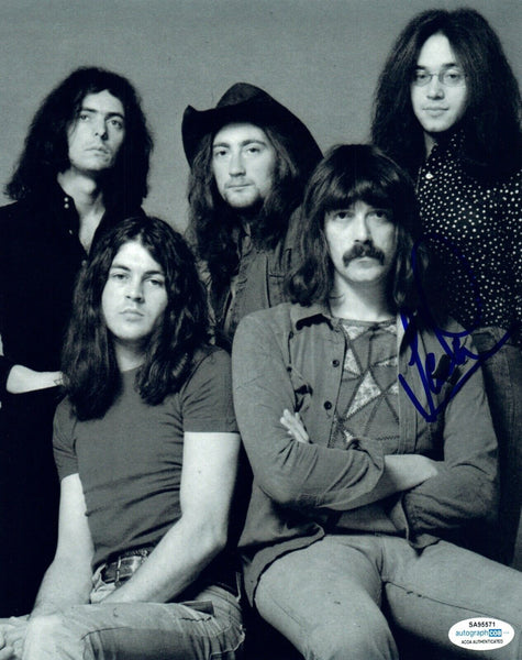 Ian Paice Signed Autographed 8x10 Photo Deep Purple Drummer ACOA COA