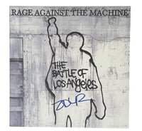 Zack De La Rocha Signed Rage Against The Machine Battle of Los Angeles Vinyl BAS