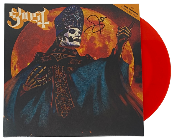 Ghost SIGNED 7” Vinyl LP Papa Emeritus Tobias top Forge Hunter’s Moon AMOEBA EXC.