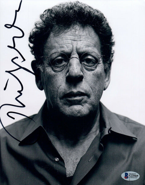 Philip Glass Signed Autographed 8x10 Photo Classical Composer Beckett BAS COA