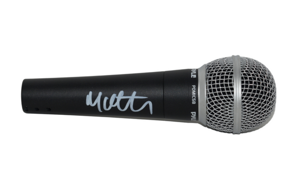 Matty Healy The 1975 Signed Autograph Microphone Band Singer Matthew ACOA COA
