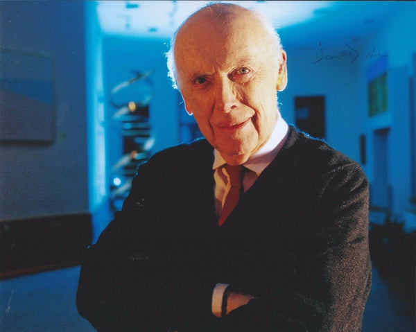 James D Watson Signed Autographed 8x10 Photo DNA Inventor Nobel Prize 1962 Rare