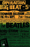 Pete Best Signed Autographed 11x17 Poster The Beatles 1961 Concert Beckett COA