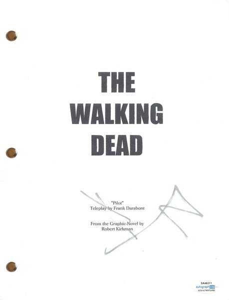 Andrew Lincoln Signed Autograph The Walking Dead Pilot Script Screenplay ACOA
