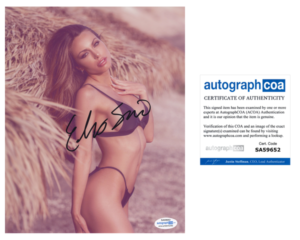 Elizabeth Smith Signed Autographed 8x10 Photo Sexy Playboy Model ACOA COA