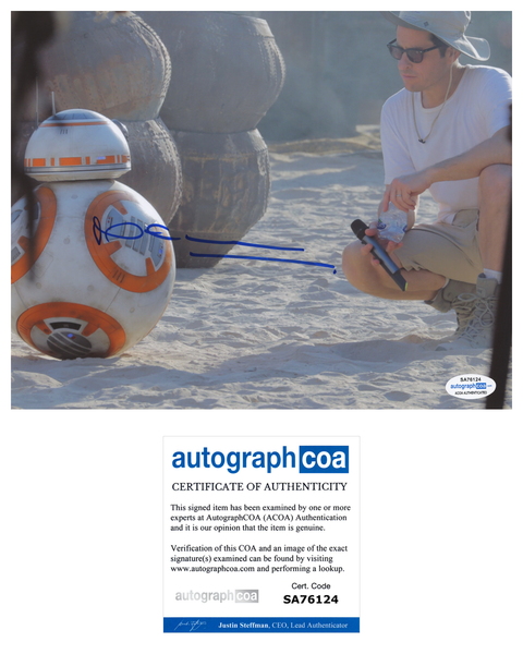 Neal Scanlan Signed Autographed 8x10 Photo Star Wars The Force Awakens ACOA COA