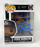 Lewis Hamilton Signed Autograph Funko Pop Racing Formula 1 One F1 #01 ACOA COA