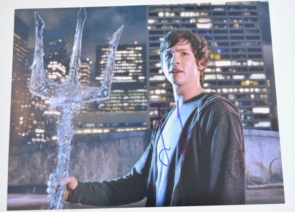 Logan Lerman Signed Autographed 11x14 Photo Percy Jackson COA