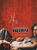 George Jung Signed Autographed BLOW 11x17 Movie Poster Drug Smuggler Beckett COA