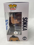 Jack De Sena Signed Funko Pop Avatar The Last Airbender Sokka Autograph BAS COA