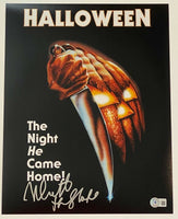 Nick Castle Signed Autographed 11x14 Photo Halloween Michael Myers Beckett COA