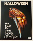 Nick Castle Signed Autographed 11x14 Photo Halloween Michael Myers Beckett COA