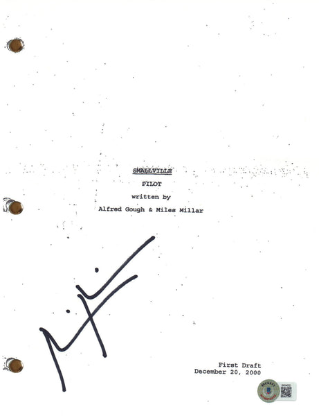 Miles Millar Signed Autograph Smallville Pilot Episode Script Screenplay BAS COA