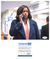 Wunmi Mosaku Signed Autograph 8x10 Photo Luther Loki Batman v Superman ACOA COA