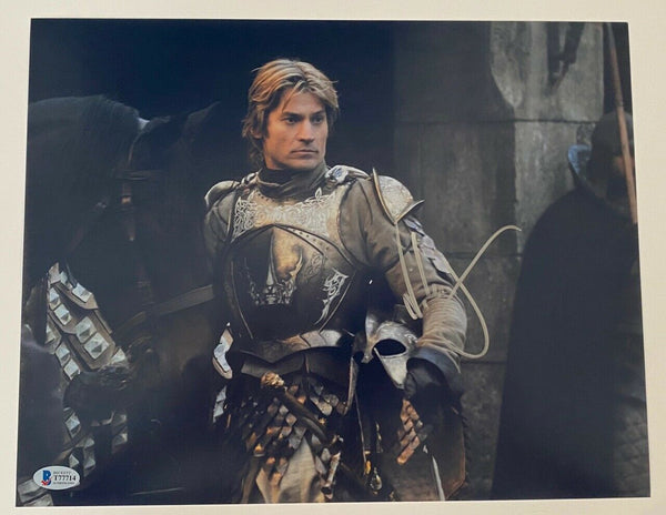 Nikolaj Coster Waldau Signed Autographed 11x14 Photo GAME OF THRONES Beckett COA