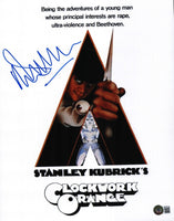 Malcolm McDowell Signed Autograph 11x14 Photo A Clockwork Orange Beckett COA