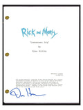 Dan Harmon Signed Autographed Rick and Morty Lawnmower Dog Episode Script COA
