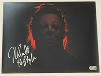 Nick Castle Signed Autographed 11x14 Photo Halloween Michael Myers Beckett COA