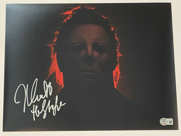 Nick Castle Signed Autographed 11x14 Photo Halloween Michael Myers Beckett COA