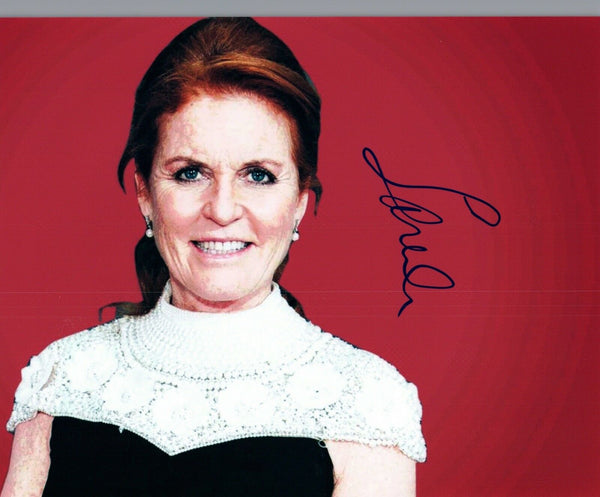 Sarah Ferguson Signed Autographed 8x10 Photo Duchess of York Royal Family COA AB