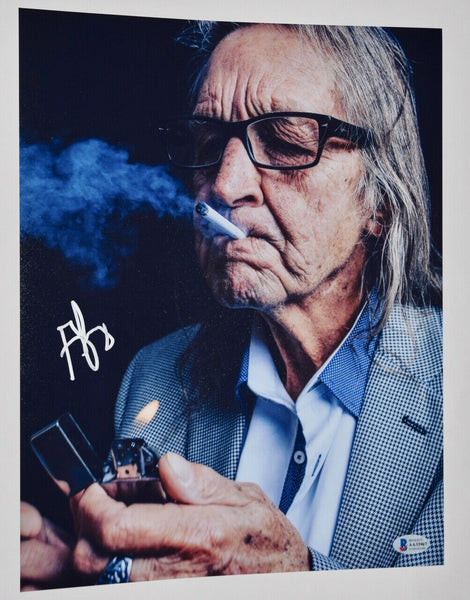 George Jung Signed Autographed 11x14 Photo Blow Movie Drug Smuggler Beckett COA