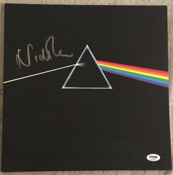 Nick Mason Signed Pink Floyd DARK SIDE OF THE MOON Record Album LP PSA/DNA COA